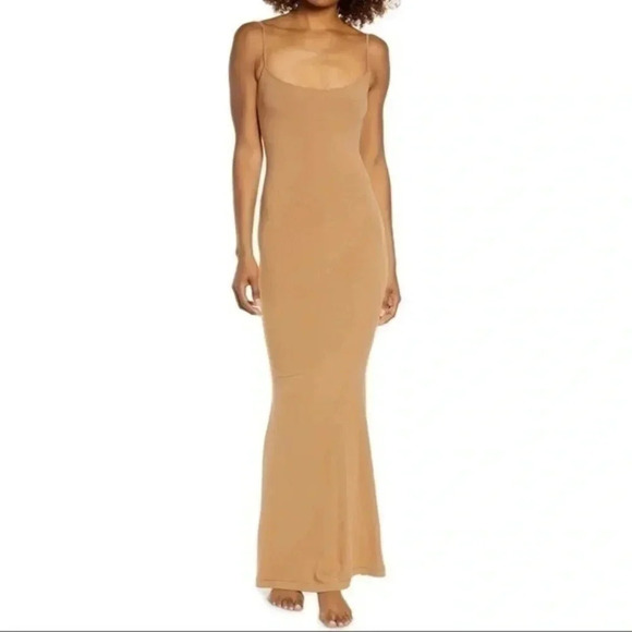 SKIMS Ribbed Long Slipdress XL B1026 - Picture 2 of 6